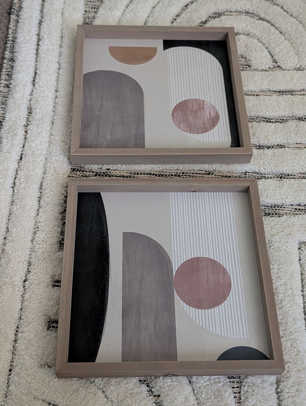 Abstract Boho Print Set